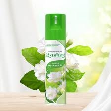 Xịt phòng nước hoa Spring - Hương hoa nhài 225ml x 24 chai