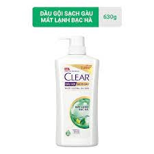 DẦU GỘI CLEAR MÁT LẠNH BẠC HÀ 630G X 8 chai