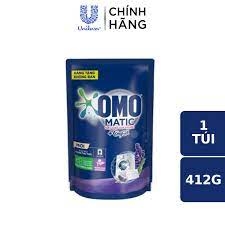 NƯỚC GIẶT OMO NƯỚC MATIC CỬA TRƯỚC 412G * 18 TUI