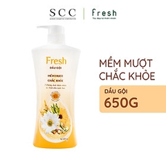 DẦU GỘI Fresh Mềm mượt chắc khoẻ, tinh chất thiên nhiên 650g KM (tặng 1 DX Fresh Ngăn ngừa gãy rụng - Tinh dầu Bưởi, 170g) x 7 bộ
