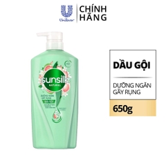DẦU GỘI SUNSILK DƯỠNG NGĂN GÃY RỤNG (XANH) 650g X 8 Chai