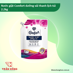 NƯỚC GIẶT COMFORT DƯỠNG VẢI THANH LỊCH ( HỒNG ) 2.2L x 4 TÚI