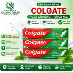 KEM ĐÁNH RĂNG COLGATE NGỪA SÂU RĂNG TỐI ĐA 45G x 144 ỐNG