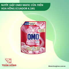 NƯỚC GIẶT OMO MATIC C.TRÊN HOA HỒNG ECUADOR 4.1KG x 4 TÚI