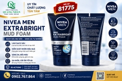 81775 SỮA RỬA MẶT NIVEA NAM EXTRA BRIGHT MUD 100G x 24 CHAI