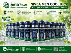 83188 LĂN NGĂN MÙI NAM NIVEA Mát Lạnh (GREEN) 50ML X 24 CHAI