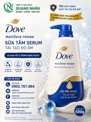 DOVE SỮA TẮM  SERUM TÁI TẠO ĐỘ ẨM 500G X 12 CHAI