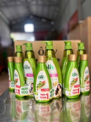 SỮA TẮM ÔLIV DƯỠNG ẨM SÁNG DA 650ML+1 TÚI ST DASD 350ML) X 6 BỘ