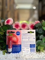 85083 SON DƯỠNG ẨM NIVEA STRAWBERRY 4.8G ( VỊ DÂU ) x 24 CHAI