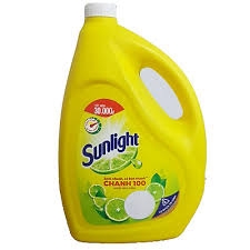 NƯỚC RỬA CHÉN SUNLIGHT HƯƠNG CHANH 3.6KG x 3 CAN