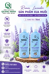 XỊT CHỐNG MUỖI REMOS HƯƠNG LAVENDER 70gr * 75 chai / thùng