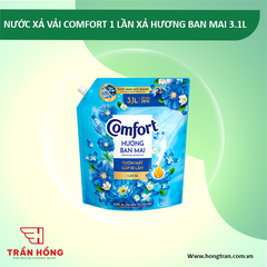 NƯỚC XẢ VẢI COMFORT 1 LẦN XẢ HƯƠNG BAN MAI 3.1L x 4 túi