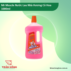 NƯỚC LAU NHÀ Mr Muscle - Hương Cỏ Hoa 1000ml x 12 chai