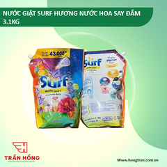 NƯỚC GIẶT SURF HƯƠNG NƯỚC HOA SAY ĐẮM 3.1L x 4 TÚI