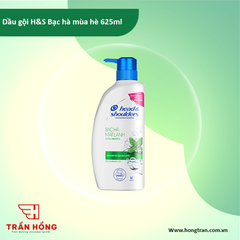 Dầu gội H&S Bạc hà mùa hè 625ml x 6 chai (3.24)