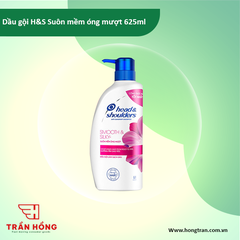 Dầu gội H&S Suôn mềm óng mượt 625ml x 6 chia (4.24)