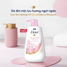 SỮA TẮM DOVE Hương Hoa Ngọt Ngào (Hồng) 500G x 12 chai