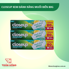 KEM ĐÁNH RĂNG CLOSEUP MUỐI BIỂN 80G x 60 ỐNG