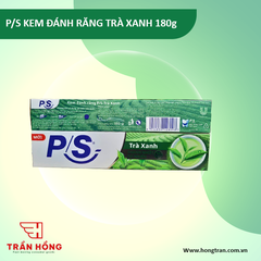 KEM ĐÁNH RĂNG P/S 123 TRÀ XANH 180g x 36 ống