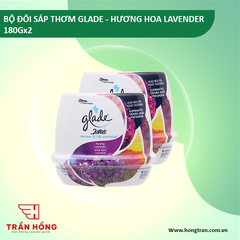 BỘ ĐÔI SÁP THƠM GLADE - H.HOA LAVENDER 180Gx2 / 6 CẶP