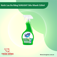 Nước Lau Đa Năng SUNLIGHT Siêu Nhanh 520ml x 12 chai