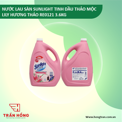 NƯỚC LAU SÀN SUNLIGHT TINH DẦU THẢO MỘC LILY HƯƠNG THẢO RE0121 3.6KG x 3 can