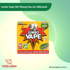 Nhang muỗi Jumbo Vape M2 H.Hoa Lai 10khoanh x 60 hộp