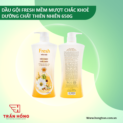 DẦU GỘI FRESH MỀM MƯỢT CHẮC KHOẺ DƯỠNG CHẤT THIÊN NHIÊN 650G x 10 CHAI