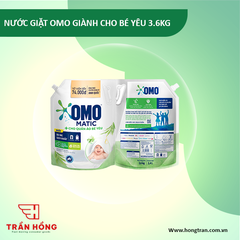 NƯỚC GIẶT OMO GIÀNH CHO BÉ YÊU 3.6KG X 4 TÚI