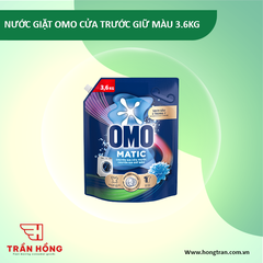 NƯỚC GIẶT OMO MATIC CỬA TRƯỚC CHUYÊN GIA GIỮ MÀU 3.6KG x 4 TÚI