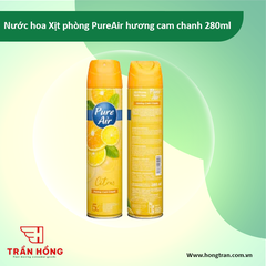 Nước hoa Xịt phòng PureAir hương cam chanh 280ml x 24 chai