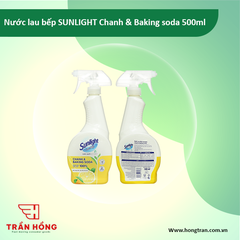 Nước lau bếp SUNLIGHT Chanh & Baking soda 500ml x 12 chai