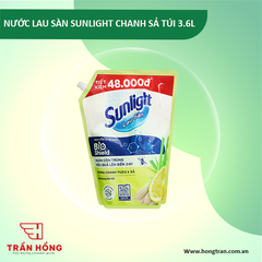 NƯỚC LAU SÀN SUNLIGHT CHANH SẢ TÚI 3.6L X 4 TÚI