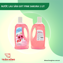 NƯỚC LAU SÀN GIFT PINK SAKURA 1 LIT x 12 chai