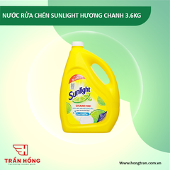 NƯỚC RỬA CHÉN SUNLIGHT HƯƠNG CHANH 3.6KG x 3 CAN
