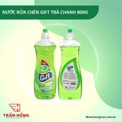NƯỚC RỬA CHÉN GIFT TRÀ CHANH 800G X 12 CHAI