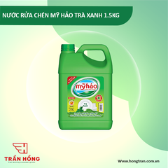 NƯỚC RỬA CHÉN MỸ HẢO TRÀ XANH 1.5KG x 10 CAN