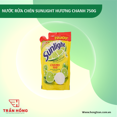 NƯỚC RỬA CHÉN SUNLIGHT HƯƠNG CHANH 750G x 18 túi