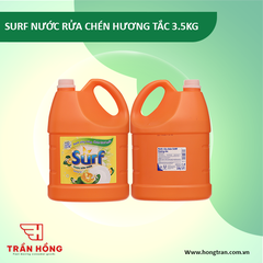 NƯỚC RỬA CHÉN SURF HƯƠNG TẮC 3.5KG x 3 CAN