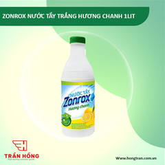 NƯỚC TẨY TRẮNG ZONROX - HƯƠNG CHANH 1LIT x 12 chai