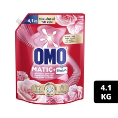 NƯỚC GIẶT OMO MATIC C.TRÊN HOA HỒNG ECUADOR 4.1KG x 4 TÚI