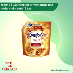 NƯỚC XẢ VẢI COMFORT HUONG NUOC HOA THIÊN NHIÊN TINH TẾ 3.1L x 4 TÚI