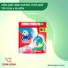 VIÊN GIẶT OMO H.TƯƠI MÁT 315G x 30 VIÊN - 12 BỊCH