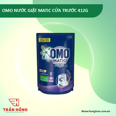 NƯỚC GIẶT OMO NƯỚC MATIC CỬA TRƯỚC 412G * 18 TUI
