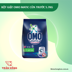 BỘT GIẶT OMO MATIC CỬA TRƯỚC 5.7KG X 3 TÚI