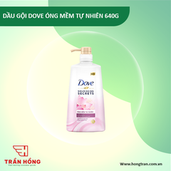 DẦU GỘI DOVE HOA SEN ÓNG MỀM 640G/8CHAI