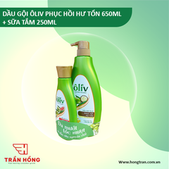 DẦU GỘI ÔLIV PHỤC HỒI HƯ TỔN 650ML+ ST 250ML) x 8 BỘ