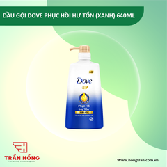 DẦU GỘI DOVE PHỤC HỒI HƯ TỔN (XANH) 640ML x 8 CHAI