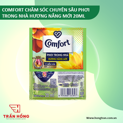 NƯỚC XẢ VẢI COMFORT PHƠI TRONG NHÀ HƯƠNG NẮNG MỚI 10G X 20ML X 30 DÂY