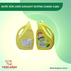 NƯỚC RỬA CHÉN SUNLIGHT HƯƠNG CHANH 3.6KG x 3 CAN